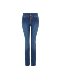 Elastische skinnyjeans met kleine splitten bij de enkels Rinascimento