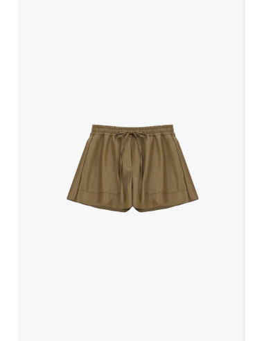 Regular-fit shorts met opgestikte zakken en trekkoord Dixie - Olie