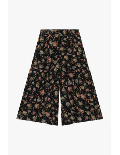Palazzo-broek met bloemenmotief en normale taille Dixie