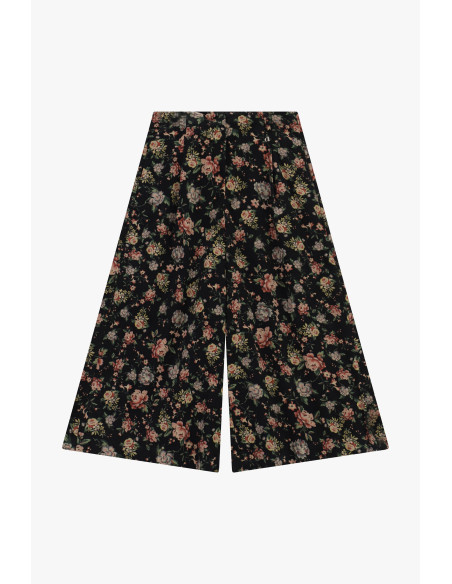 Palazzo-broek met bloemenmotief en normale taille Dixie