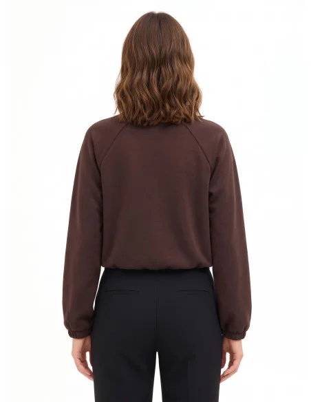 Sweater Rinascimento - Donkerbruin