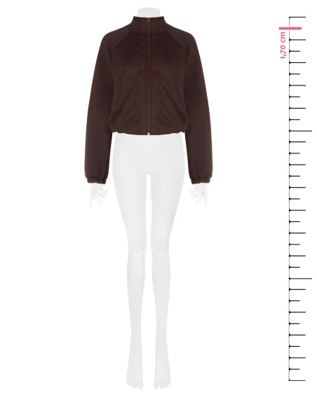 Sweater Rinascimento - Donkerbruin