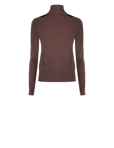 Coltrui met cut-out bij de hals Rinascimento - Chocolade