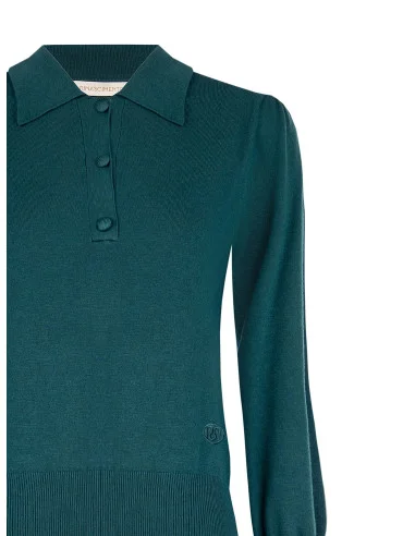 Polo-trui met geborduurd RR-logo Rinascimento - Groen