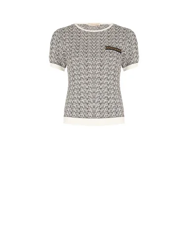 Tweedtrui met lurex Rinascimento