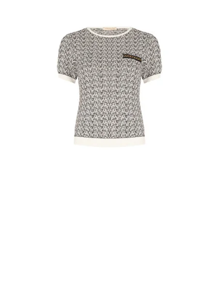 Tweedtrui met lurex Rinascimento