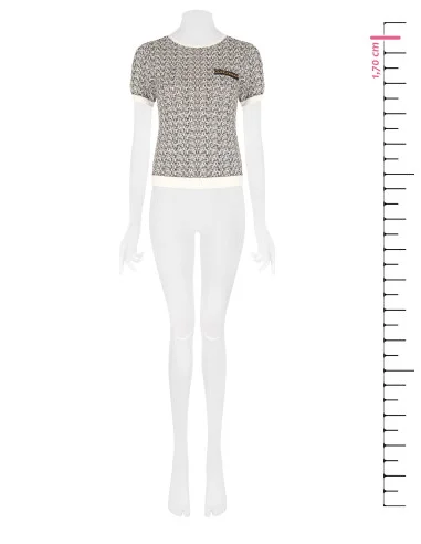 Tweedtrui met lurex Rinascimento