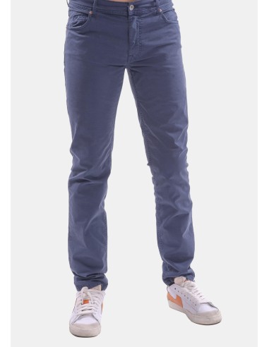 Rodrigo-broek met 5 zakken in effen kleur