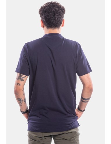 T-shirt met Koreaanse kraag Rodrigo