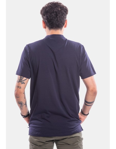 T-shirt met Koreaanse kraag Rodrigo