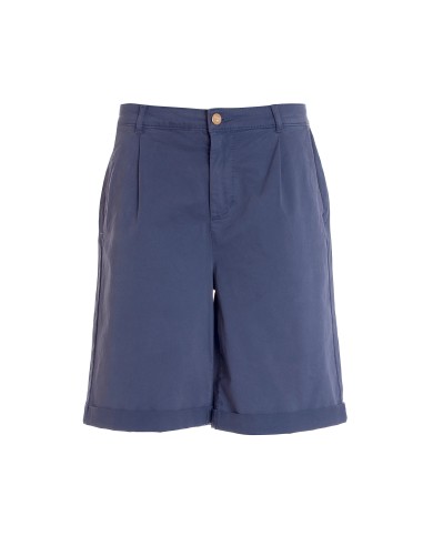 Wijde bermudashort van gabardine Fracomina