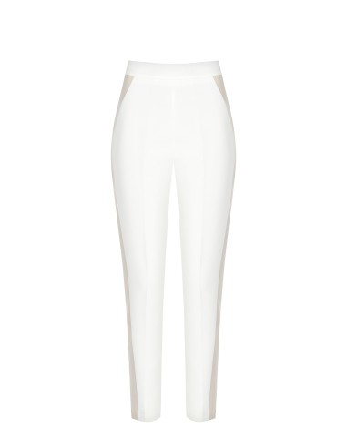 Rechte broek met contrasterende bies van Rinascimento