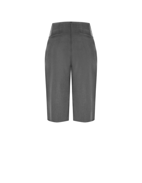 Cropped broek van herenstof Rinascimento