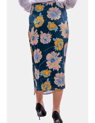 Guess midi-rok met split en bloemenprint