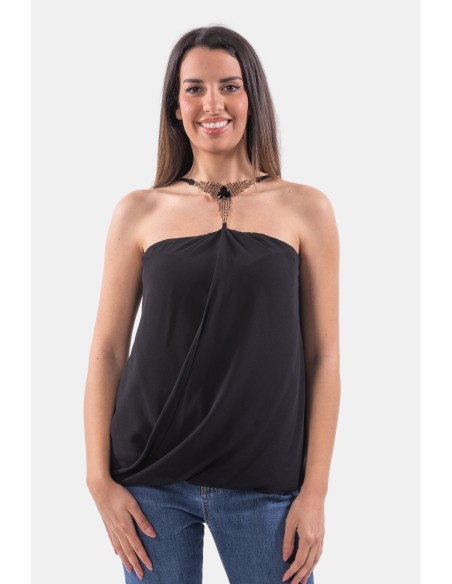 Top met juweelbandjes Fracomina