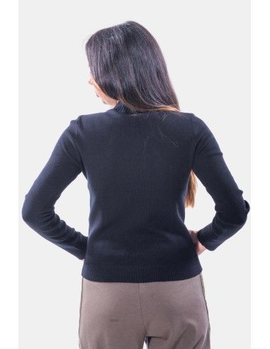 Slim-fit ribgebreide top van Fracomina