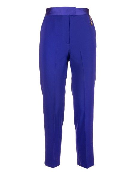 Regular broek van technische stof Fracomina