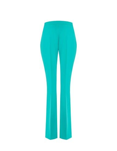 Flared broek van technische stof van Rinascimento