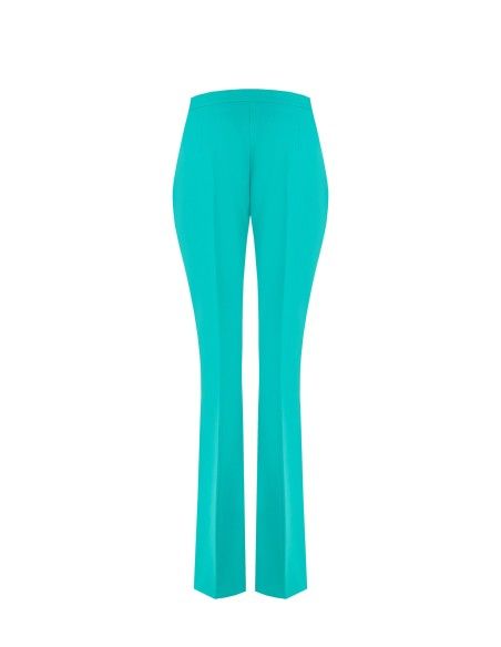 Flared broek van technische stof van Rinascimento