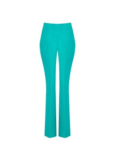 Flared broek van technische stof van Rinascimento