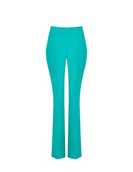 Flared broek van technische stof van Rinascimento