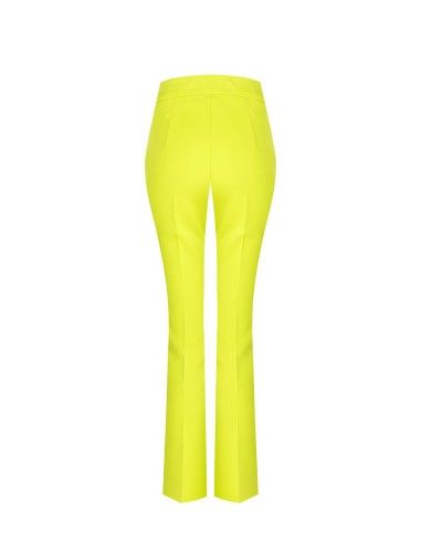 Flared broek van technische stof van Rinascimento
