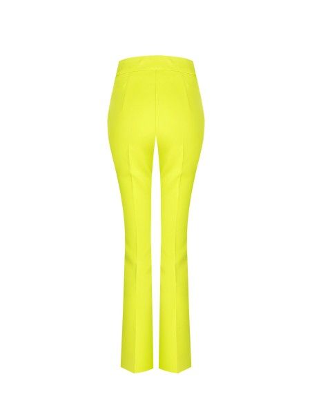Flared broek van technische stof van Rinascimento