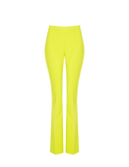 Flared broek van technische stof van Rinascimento