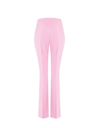 Flared broek van technische stof van Rinascimento