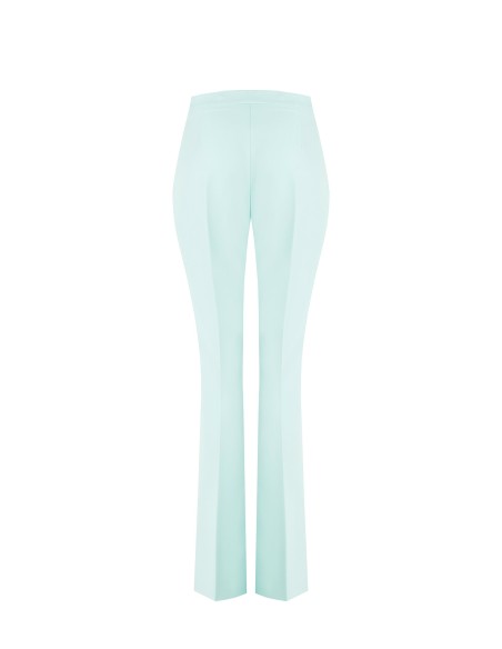 Flared broek van technische stof van Rinascimento