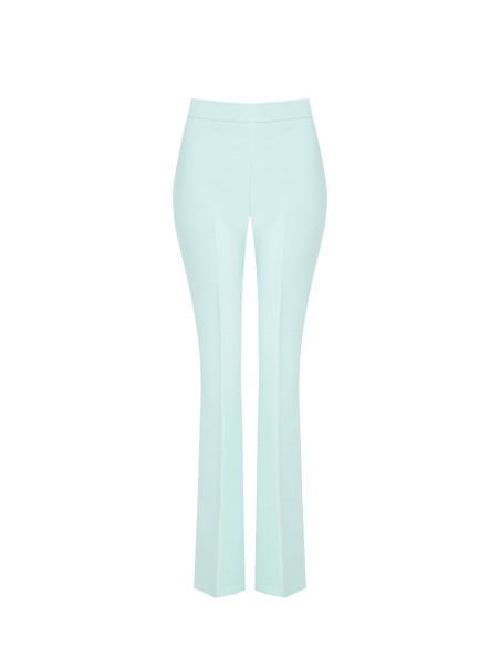 Flared broek van technische stof van Rinascimento