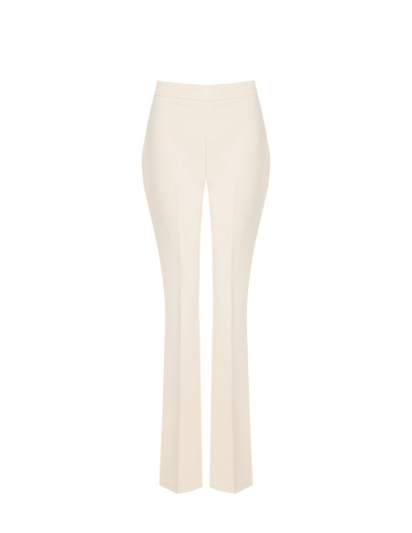 Flared broek van technische stof van Rinascimento