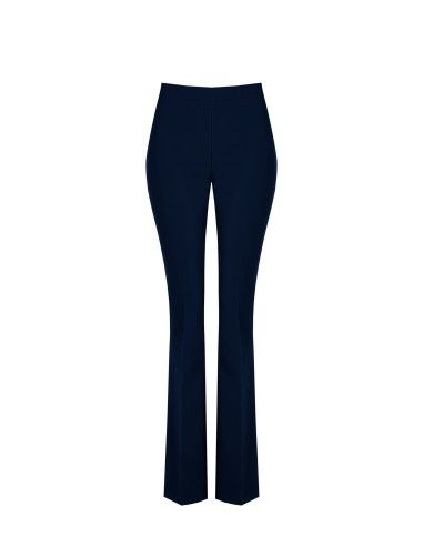 Flared broek van technische stof van Rinascimento