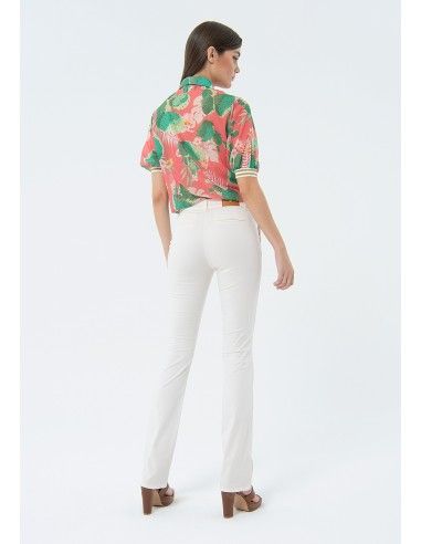 Effen bootcutbroek van Fracomina