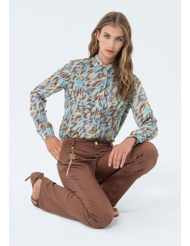 Effen bootcutbroek van Fracomina