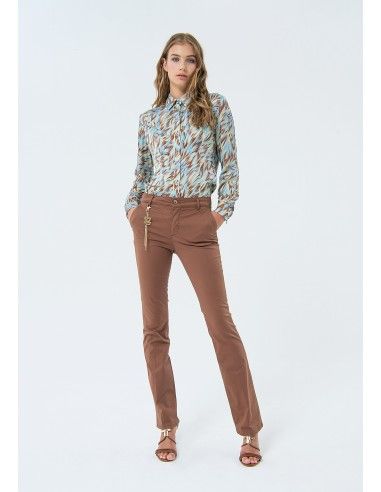 Effen bootcutbroek van Fracomina