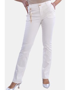 Effen bootcutbroek van Fracomina 2