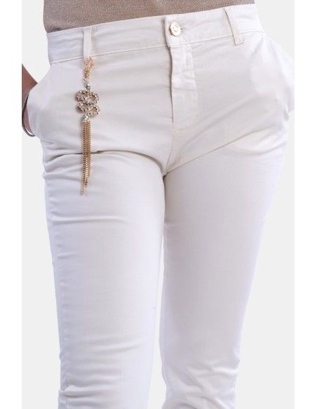 Effen bootcutbroek van Fracomina