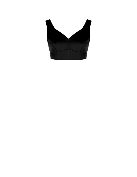 Cropped top van satijn van Rinascimento