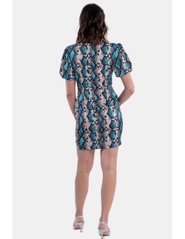 Regular mini-jurk met dierenprint van Fracomina