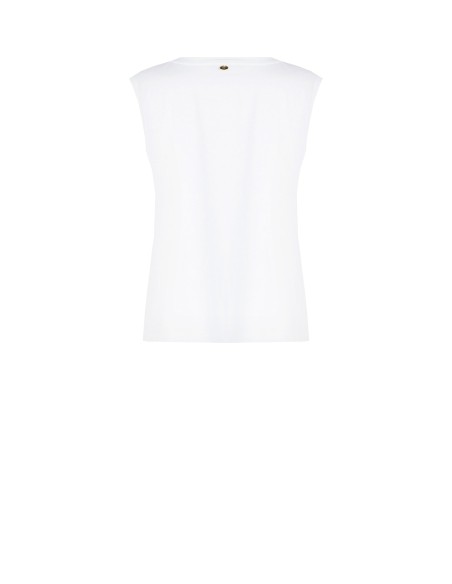 T-shirt met grote print en studs van Rinascimento
