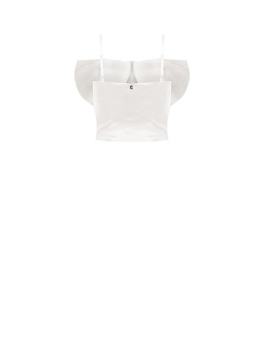 Cropped bustiertop met maxi-strik Rinascimento