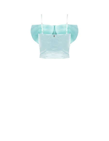 Cropped bustiertop met maxi-strik Rinascimento
