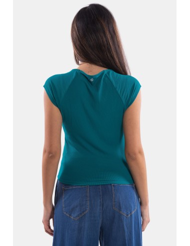 Guess-ribgebreide top met vierkante halslijn