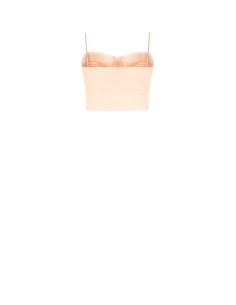 Bandeau-crop top van satijn van Rinascimento 2