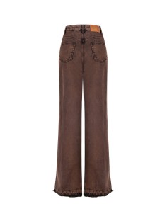 Rechte jeans met gerafelde zoom van Rinascimento 2