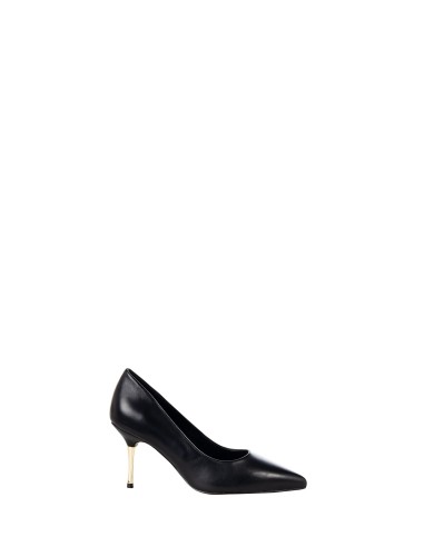 Lage pumps met gouden hak Rinascimento