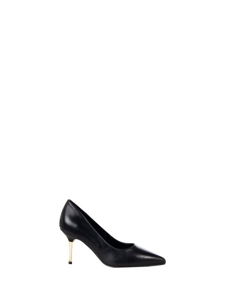 Lage pumps met gouden hak Rinascimento