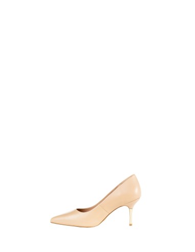 Lage pumps met gouden hak Rinascimento
