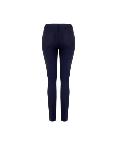 Skinny stretchbroek met elastische tailleband van Rinascimento